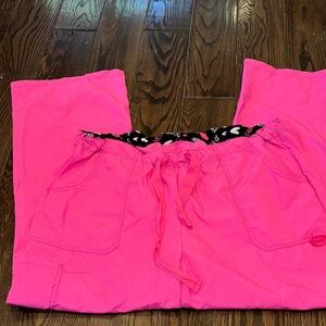 Divine curves nurses scrub pants size 2X Bright Pink